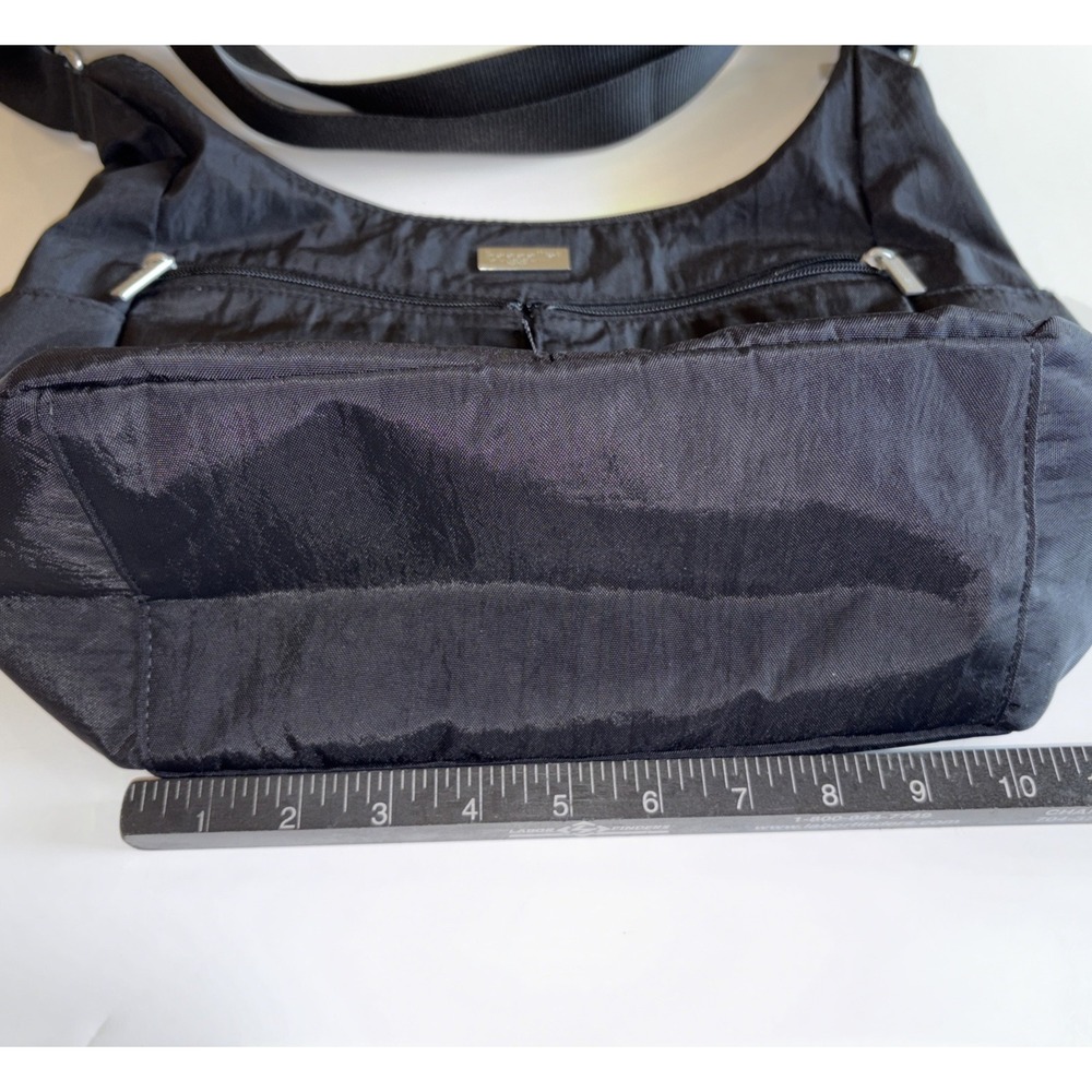 Baggalini Black Cargo Tote Bag Purse Shoulder Crossbody Bag w/ Adjustable Strap - Picture 5 of 8